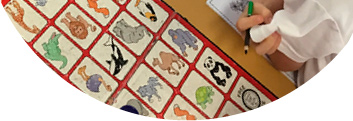children playing games photo